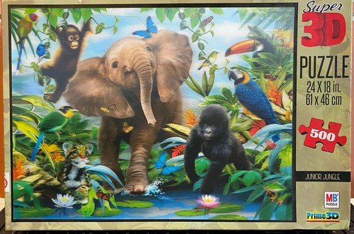 Jigsaw Puzzles-MB-500 Pieces-Super 3D 