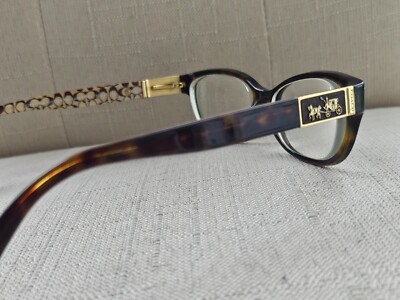Coach Eyeglasses Frame Dark Tort/Dark Tort Sand Sig C HC6061 