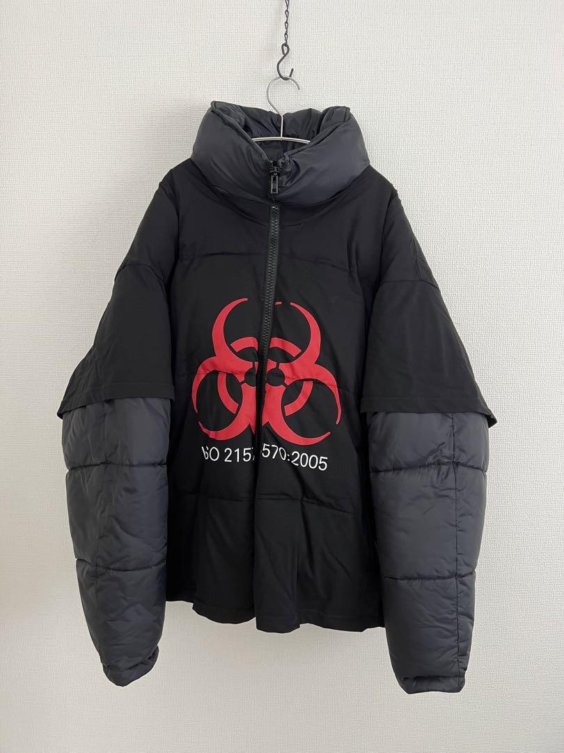 Resident Evil Biohazard Layered Down Genuine Vetements 18aw Size