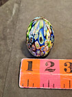 Murano Millefiori Easter Egg Paperweight w/ stand — photo 10