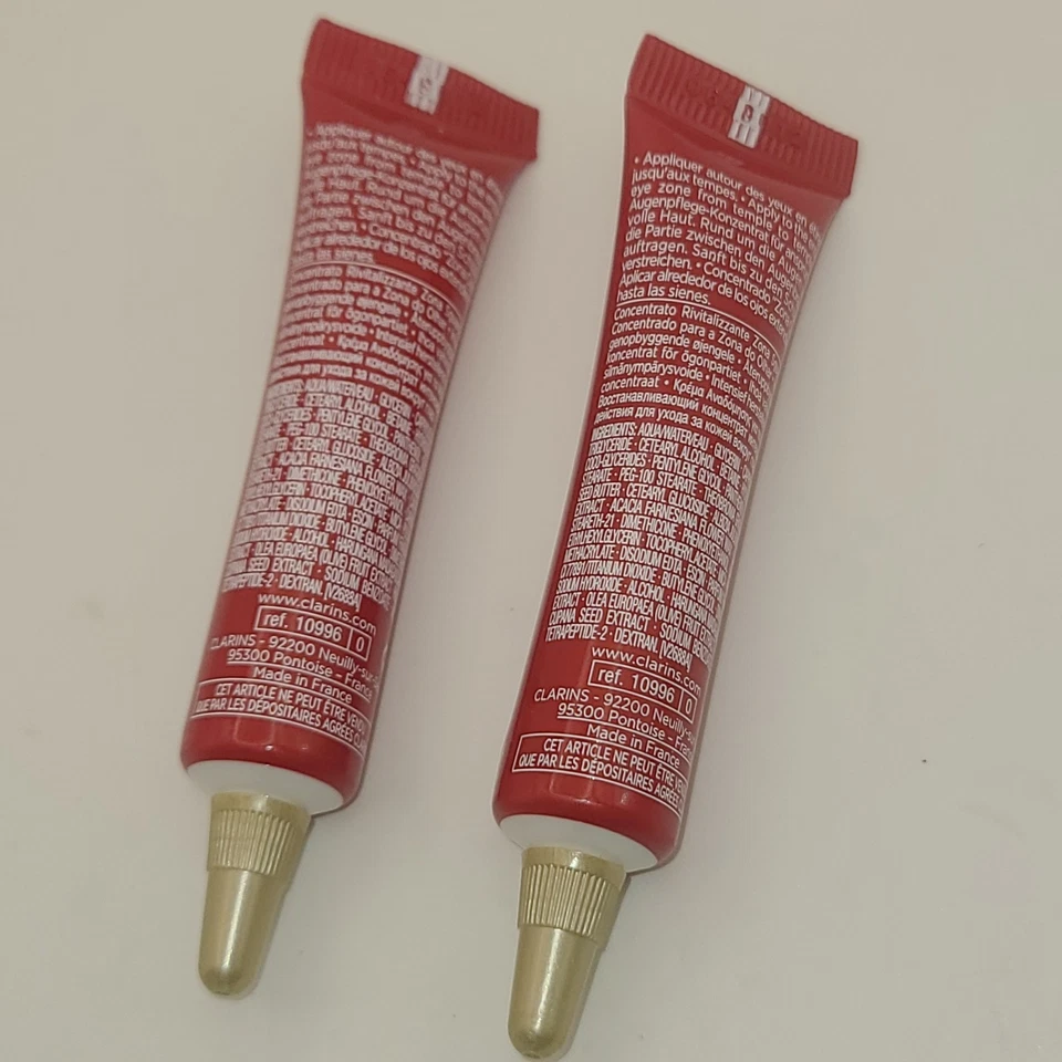 2 件 Clarins Super Restorative 全效眼霜 7 毫升 0.2 盎司旅行装 — 第 3/4 张图片