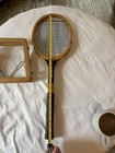 Vintage Bancroft Bjorn Borg Wooden Tennis Racket W/ Dunlop Press — photo 3