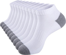 10 Pairs Mens Ankle Socks Low Cut Socks for Men Athletic Socks Breathable Cushio