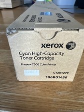 Image of Genuine Xerox Cyan High Capacity Toner Cartridge Phaser 7500 - 106R01436