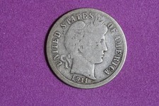 Estate Find 1911 S Barber Dime #K60478