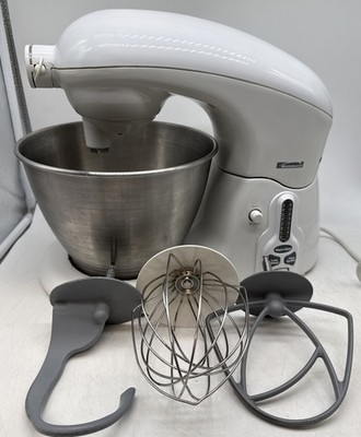 Kenmore Stand Mixer KSM100 Stainless Steel Bowl & Attachments 600W-Works-READ