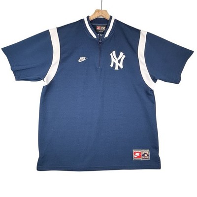 Nike Cooperstown Collection NY Yankees Don Mattingly 1/4 Zip Jersey Mens XL