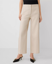 Ann Taylor Women's 109 The Petite Grace Straight Pant in Toasted Oat size 8P