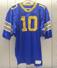 Vintage Russell Athletic Football Jersey Size Medium Blue 10