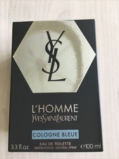 L'homme Cologne Bleue by Yves Saint Laurent for Men 100 Ml edt, New