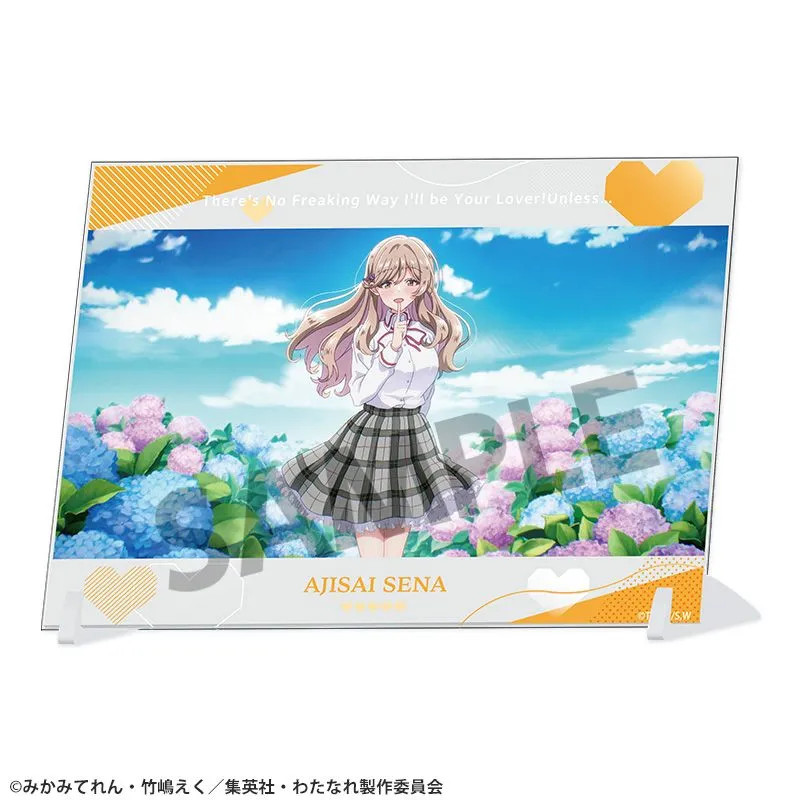 I Can't Be Your Lover Sena Shioyuka A6 Acrylic Visual Plate New