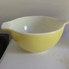 Vintage Pyrex 27 Small Yellow  Mixing Bowl Nesting 1 1/2 Pt