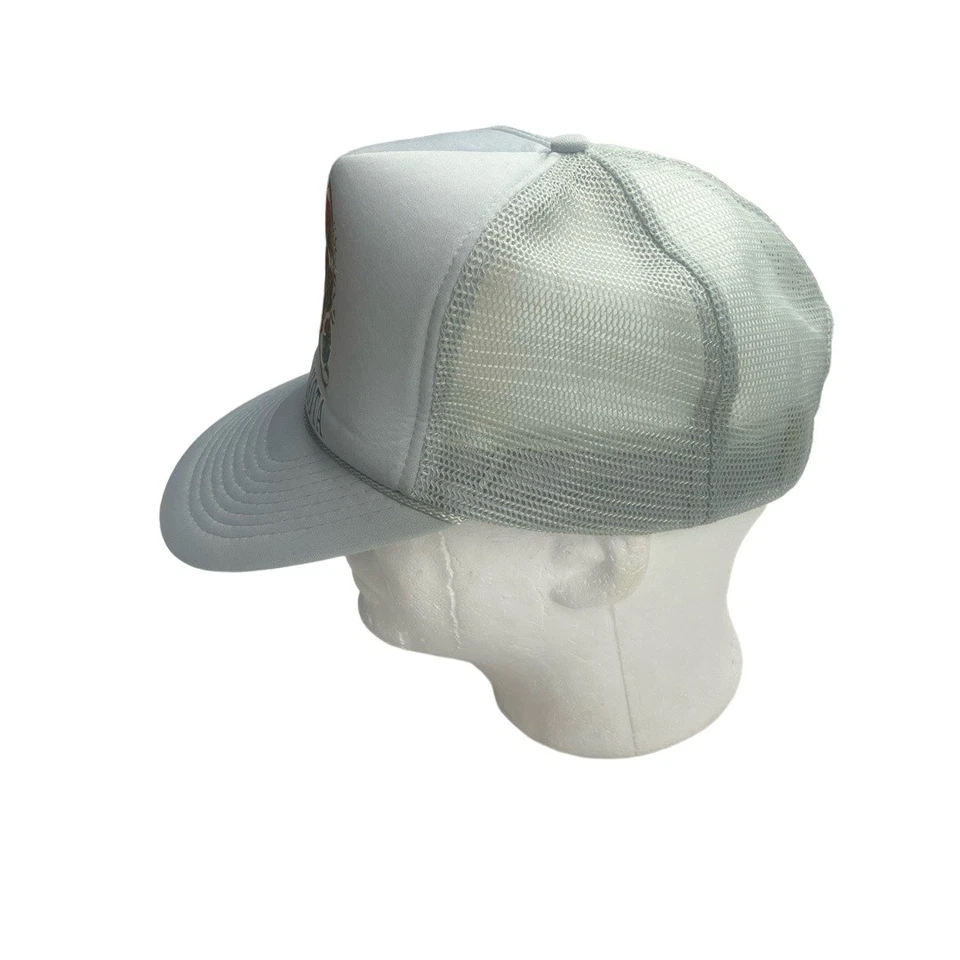 MOHR'S Cap OS Blue Grey Trucker South Dakota Black Bear Vintage Outdoor - Image 4 of 4