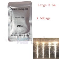 50bags Large TI powder for 500/600/650/700w 750w cold spark machine 3-5m 200g