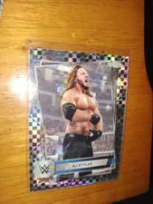2025 Topps Chrome WWE AJ Styles Geometric Refractor