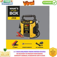 EverStart Maxx 1000 Peak Amp Jump Starter with 120 PSI Compressor, 3X USB Ports