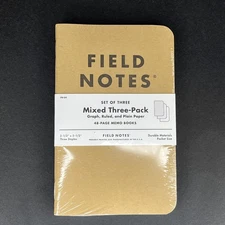 Field Notes Mixed 3-Pack Memo Notebooks Set 48-pages FN-04 NEW Sealed Package