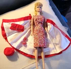 Barbie Japanese Exclusive JE  Red Flare Complete with Paisley Sheath NO DOLL