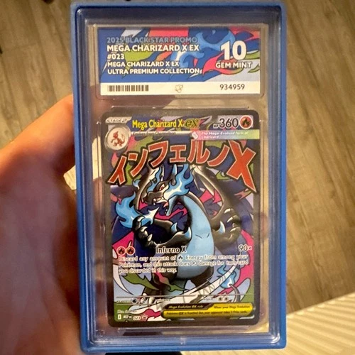 Pokémon Company Mega Charizard X EX #023 Japanese Holo Promo ACE 10 2023
