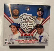 2026 Topps Series 2 Baseball Factory Sealed Hobby Jumbo Box