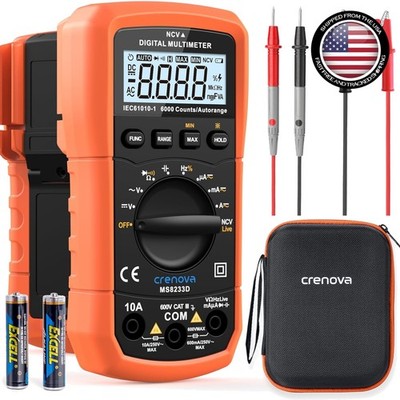 MS8233D 6000 Counts Digital Multimeter - Versatile Electrical  Tool
