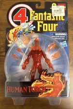 Hasbro Marvel Legends Fantastic Four Retro Human Torch Action Figure Sealed