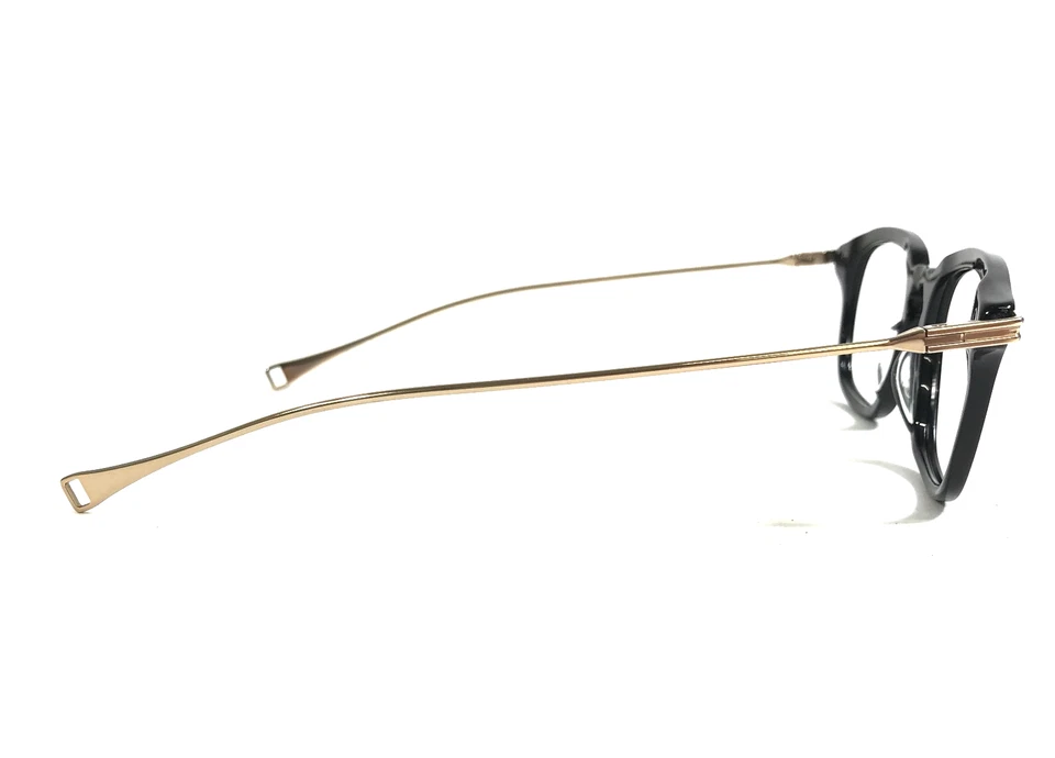 Monturas para gafas Dita Lancier DLX426-A-01 negro dorado cuadrado borde completo 47-22-150 Foto 3 de 4