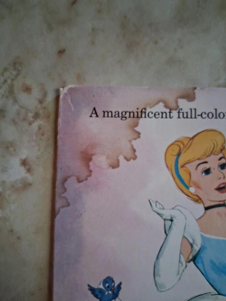 Walt Disney's CINDERELLA 1969 Disneyland LP Record 3908 + 11-Page Book EX/VG - Image 4 of 4