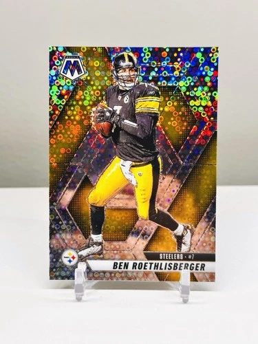 Ben Roethlisberger  No Huddle Disco Prizm 2025 Panini Mosaic #9 - Steelers