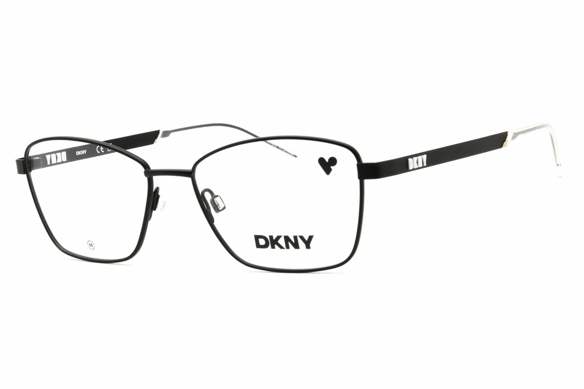 NWT DKNY DK1035-001 53mm SATIN BLACK Eyeglasses DK1035 Eyeglasses Frames by DKNY main image 4