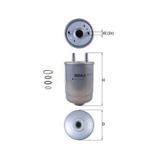 Kraftstofffilter Mahle KL 752/5D für Renault