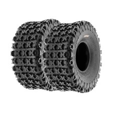 SunF ATV UTV Knobby Sport Tires 20x11-9,6 PR Tubeless A027, Set of 2