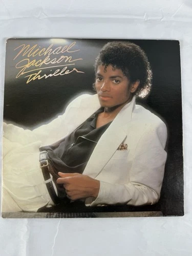 1982 MICHAEL JACKSON THRILLER Lp QE38112 Original Vinyl Record - 1st Pressing!