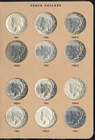 US Coins 1921-1935 Peace Silver Dollar Complete in Dansco Collection NO RESERVE!