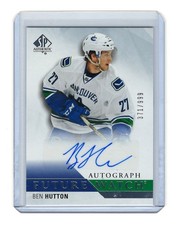 2015/16 SP Authentic Future Watch Ben Hutton Auto Rookie RC SSP /999