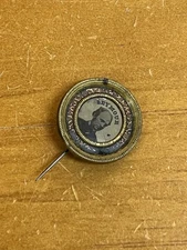 H. Seymour 1868 Ferrotype Pinback Stockpin