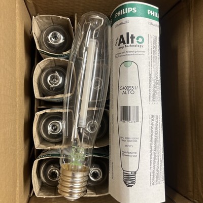 Philips 467373 High Pressure Sodium Lamp Son ED18 400W E39 ED58 box Of 12 lamps
