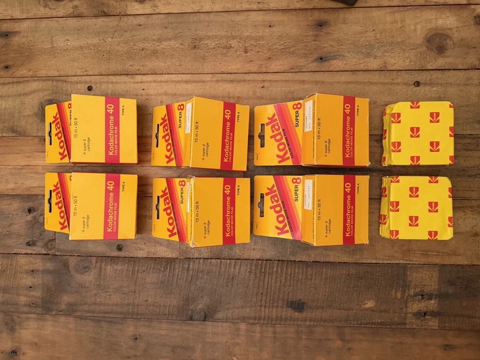 8 rollos de película Kodachrome 40 colores Super 8 nueva sellada Foto 2 de 4