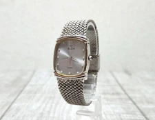 Elgin FK282 Watch Silver Vintage Mens Timepiece Authentic Wristwatch