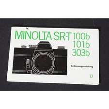 Minolta SR-T 100b / 101b / 303b Manual / User Manual / Instruction