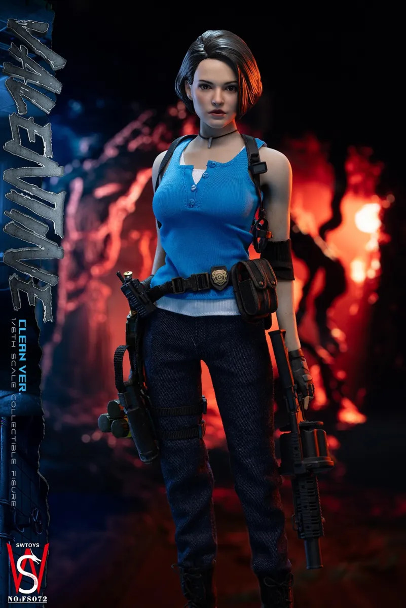 SWTOYS FS072 Resident Evil Jill Valentine 1/6 Scale Action Figure