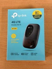 TP-Link M7200 4G LTE Mobile Wi-Fi Hotspot Modem, 150Mbps Brand New