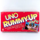 VINTAGE Uno Rummy Up COMPLETE Mattel 1993 Family Game 90's Tiles 100% COMPLETE