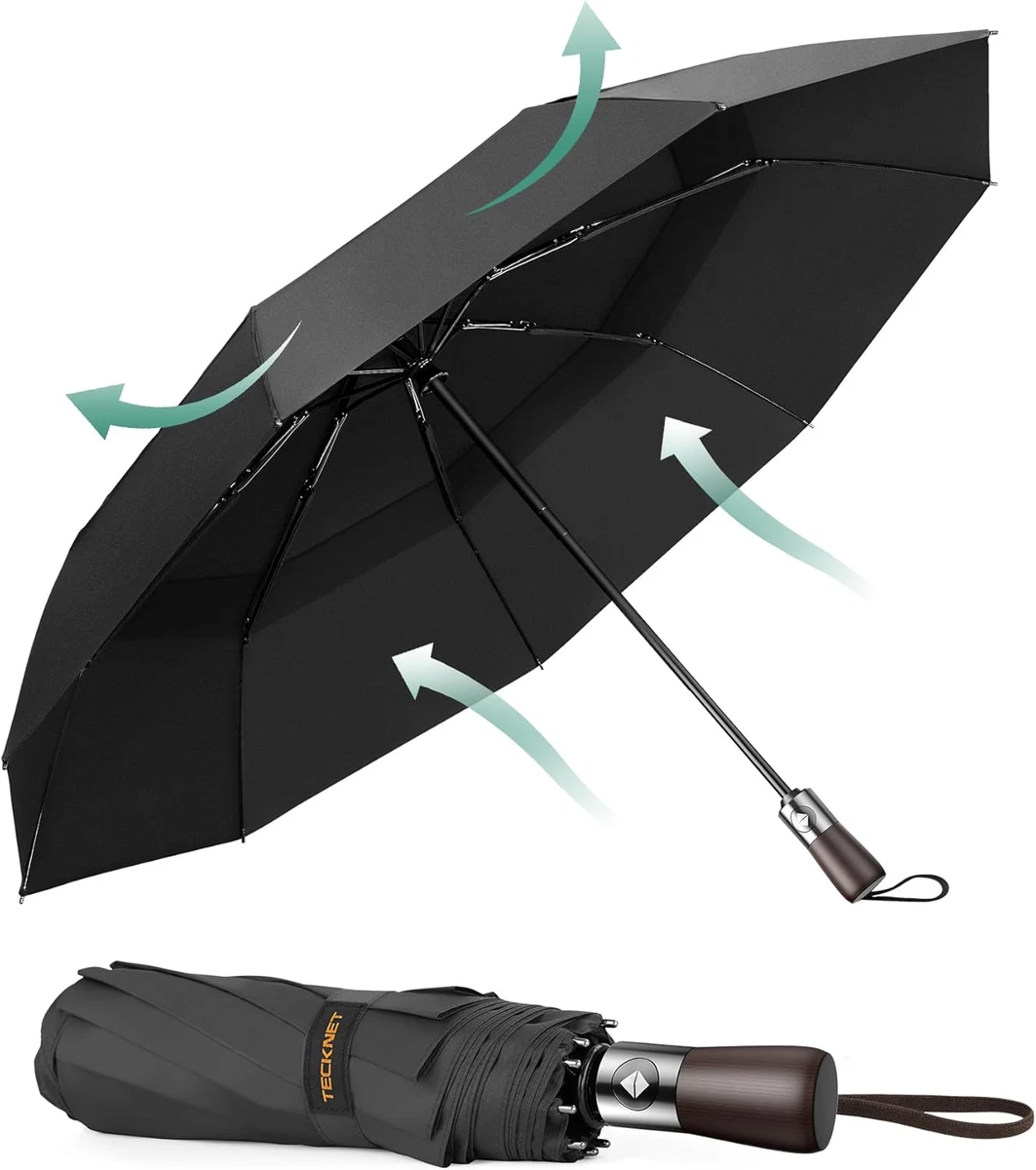 Ombrello Pieghevole Antivento STORMini® Aerodinamico - Resistente Fino A 80 Km/h Con Fodera