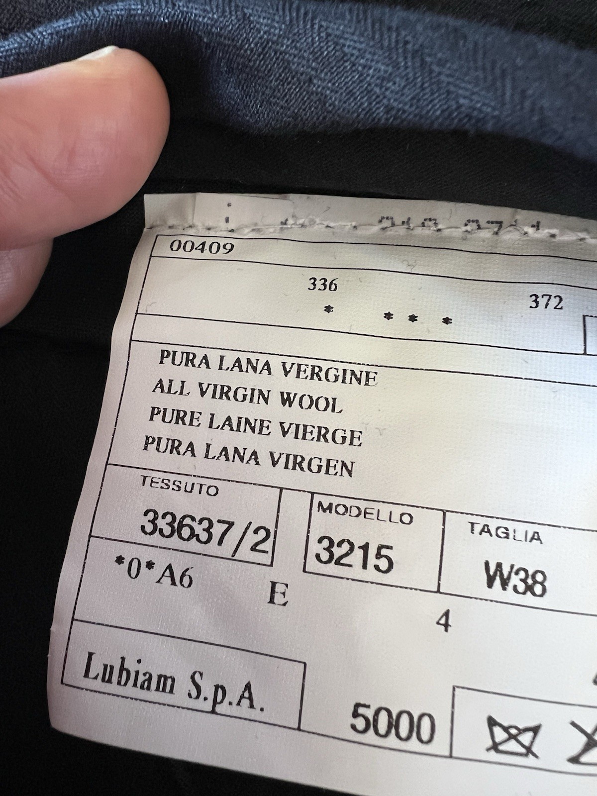 New Lubiam Vitale Barberis  Canonico 2 Piece Suit 44 R image 7