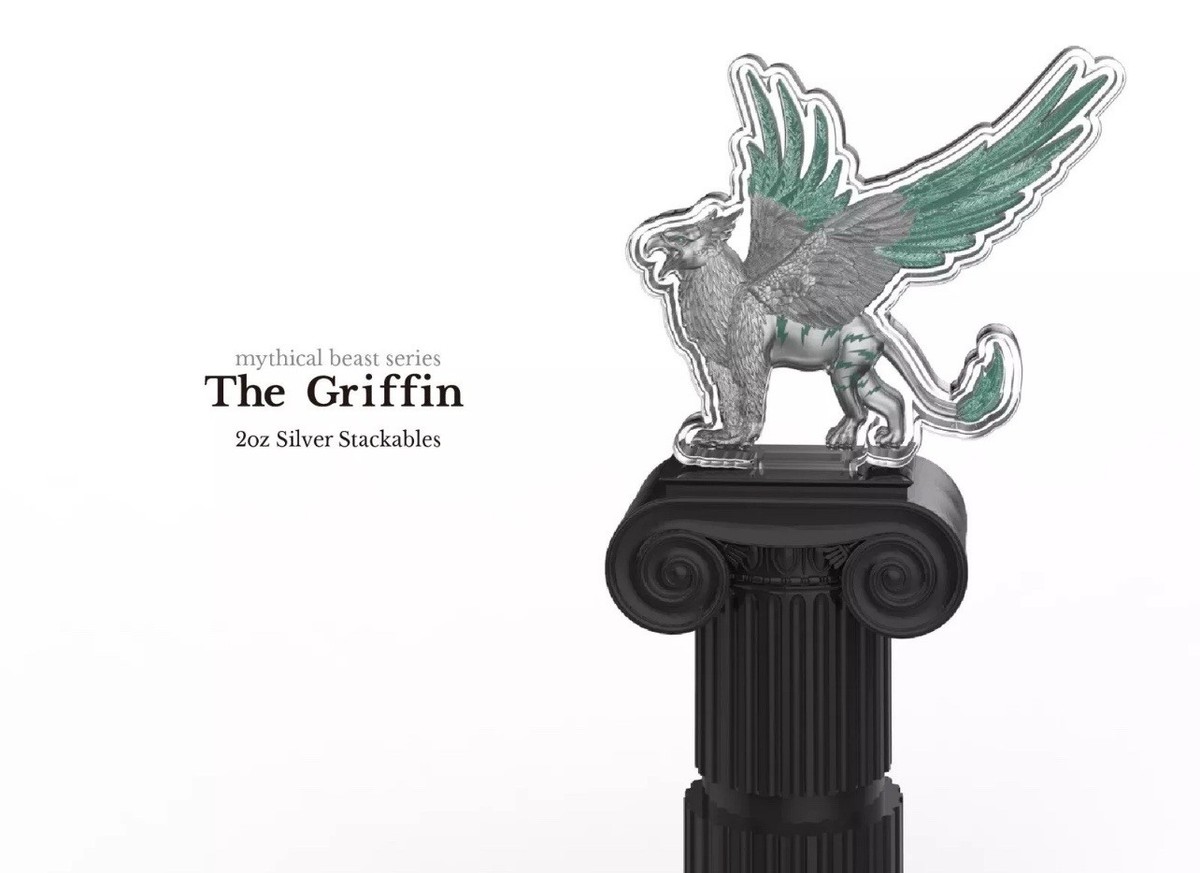 2025 South Korea Mythical Beasts The Griffin 2 oz Silver Shaped