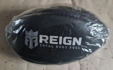 Rare Reign Total Body Fuel Energy Drink  Promotional Small Black Rugby Ball