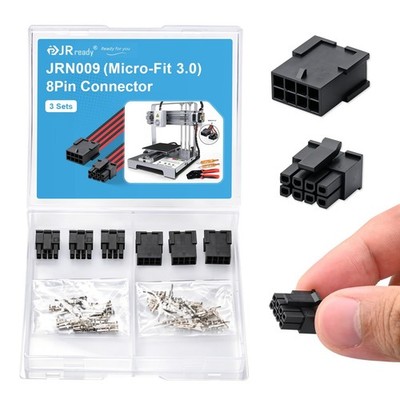 JRready Micro-Fit 3.0 8-Pin Molex Connector Kit