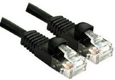 3 foot Category 5e Black Cat5e Network Patch Cable  