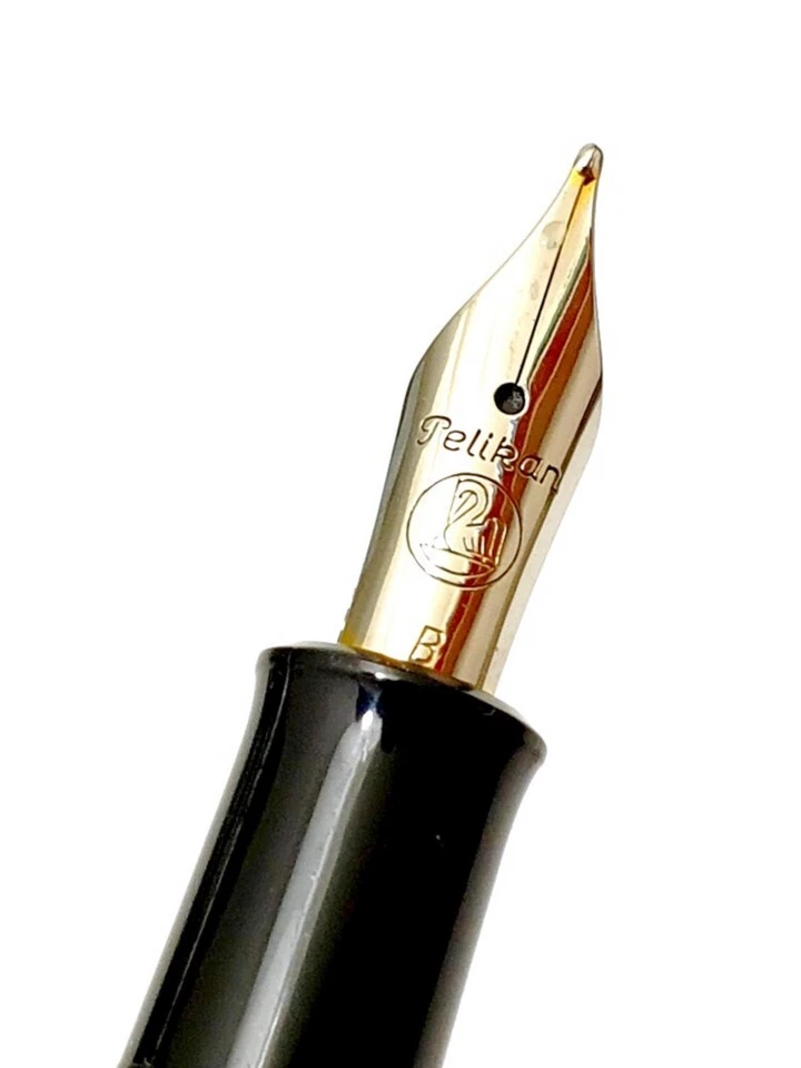 Pelikan Füllfederhalter schwarz Stahl-Feder Stärke B - Bild 2 von 4